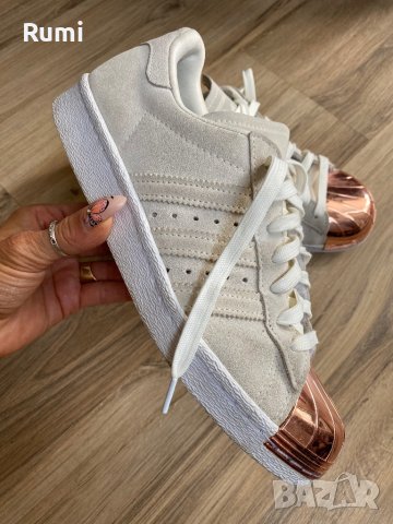 Оригинални кецове Adidas Superstar Metal Toe Rose Gold! 40 н