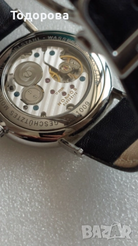 Оригинален, стилен Мъжки колекционен часовник ''NOMOS Glashütte''-37.5mm.Глазхюте., 3 800 лв, снимка 3 - Мъжки - 52016498