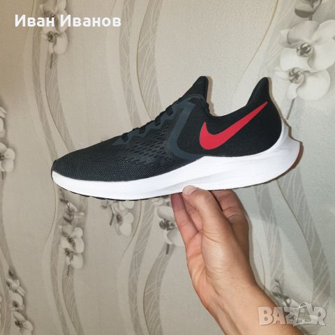 маратонки  Nike Zoom Winflo 6 University Red  номер 42,5-43, снимка 4 - Маратонки - 41388457