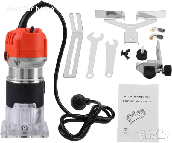 Челна фреза за дърво 6 мм от PWT 800W, снимка 2 - Циркуляри - 48488359