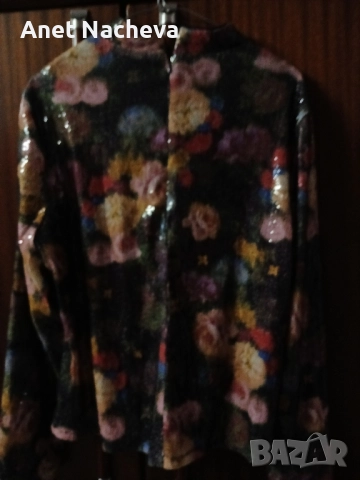 Дамска блуза Официална с блясък, снимка 5 - Блузи с дълъг ръкав и пуловери - 52210415