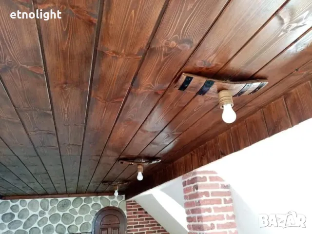 Полилеи от стари автентични бъчви с 1 чашка!, снимка 14 - Лампи за таван - 27267642