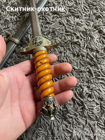 Царски български офицерски кортик, снимка 12 - Антикварни и старинни предмети - 53481499