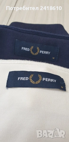 Fred Perry Full Zip Mens Size  M НОВО! ОРИГИНАЛ! Мъжки Горнища!, снимка 5 - Спортни дрехи, екипи - 53593515