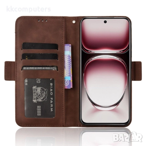 Oppo Reno12 Pro 5G Multiple Card Slots/ Wallet Кожен Калъф и Протектор, снимка 3 - Калъфи, кейсове - 52674296