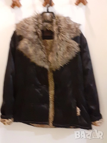 Зимно яке с кожена яка! , снимка 12 - Якета - 53514873