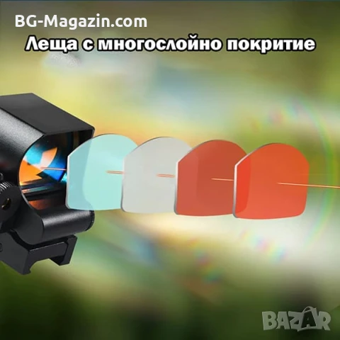 Тактически бързомер с лазерен мерник прицел за еърсофт въздушна пушка пистолет лов оръжие лък евтин, снимка 10 - Оборудване и аксесоари за оръжия - 51178688