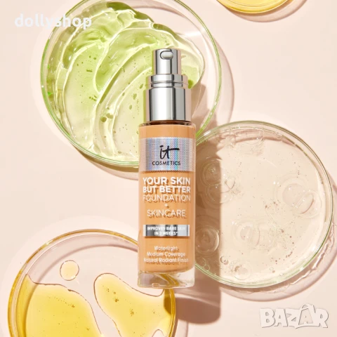 Фондьотен It cosmetics foundation your skin but better foundation+skincare -Цвят Medium neutral 31, снимка 5 - Декоративна козметика - 51151821
