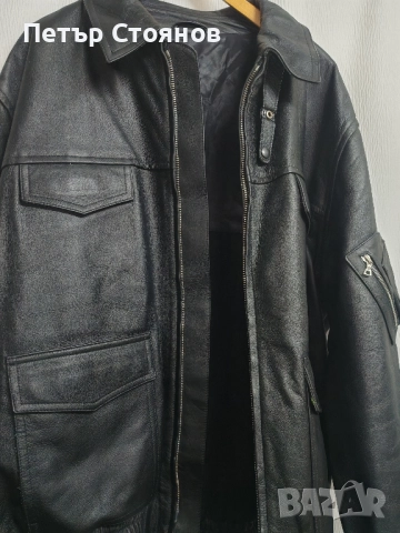 Немско полицейско кожено яке STADLER за моторист р-р 64, снимка 14 - Якета - 52444970