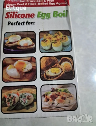 Силиконови формички за варене на яйца без черупка – комплект 6 броя, снимка 3 - Форми - 53398198