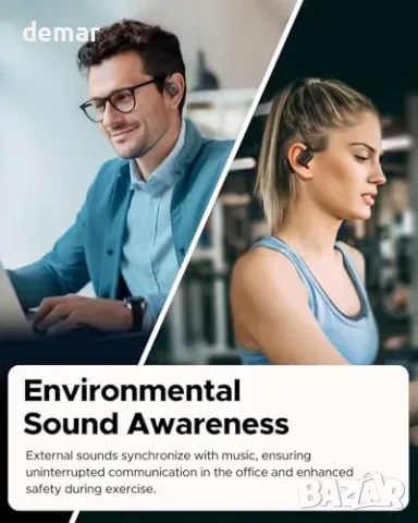 Отворени Bluetooth слушалки SoundPEATS GoFree с LDAC, снимка 4 - Bluetooth слушалки - 55776040