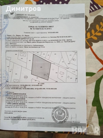 Балъм Дере 2дка. Супер локация, снимка 2 - Парцели - 52035599