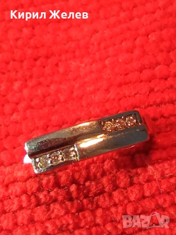 ЕЛЕГАНТА СРЕБЪРНА СКЪПОЦЕННА ФЕШЪН АРТ ОБЕЦА СРЕБРО 925 с БЯЛА ПОЗЛАТА и ФАСЕТИРАНИ ЦИРКОНИ 38249, снимка 13 - Обеци - 40920967