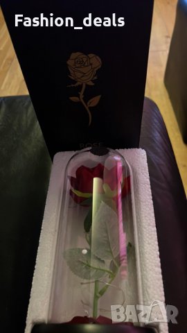 Нова голяма роза с LED светлини и кутия Подарък за жена приятелка гадже Годишнина 8 март, снимка 8 - Романтични подаръци - 39791800