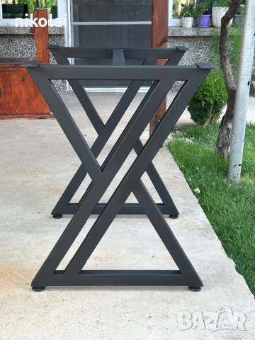 Метални крака за маса и пейка , снимка 15 - Градински мебели, декорация  - 38192045