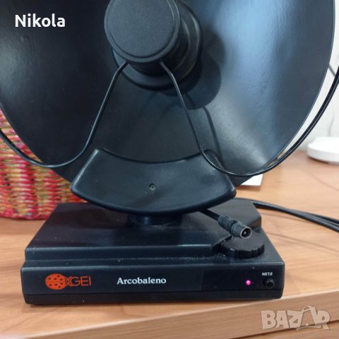 Стайна телевизионна антена с вграден усилвател за цифрова TV Arcobaleno, снимка 1