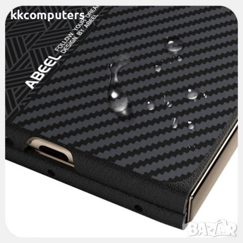 Huawei Mate X6 Удароустойчив ABEEL Carbon Fiber / MagSafe Калъф и Протектор, снимка 4 - Калъфи, кейсове - 51955192