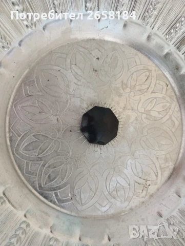 Поставка, метална, антикварна, снимка 5 - Антикварни и старинни предмети - 50604303