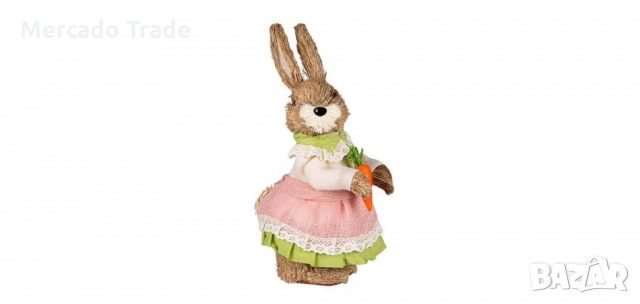 Великденска декоративна фигура, Зайче с рокля и морков