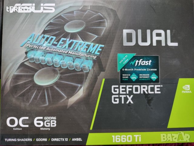 Видеокарта ASUS GEFORCE GTX 1660Ti OC DUAL