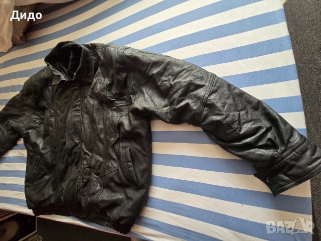 Кожено Яке 58 номер ярешка кожа мека , снимка 2 - Якета - 51905815