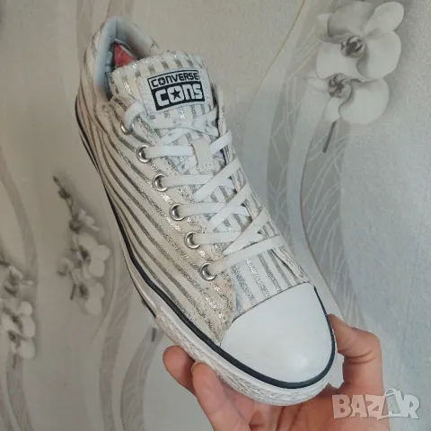 кецове / маратонки Converse Fragment Design x Chuck Taylor All Star Low 'Silver Stripe'  номер 44 ,5