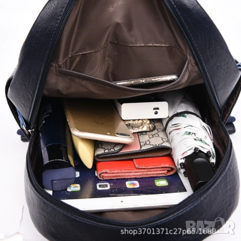 Комплект 3 части дамска раница, чантичка и портмоне , снимка 11 - Чанти - 52138022