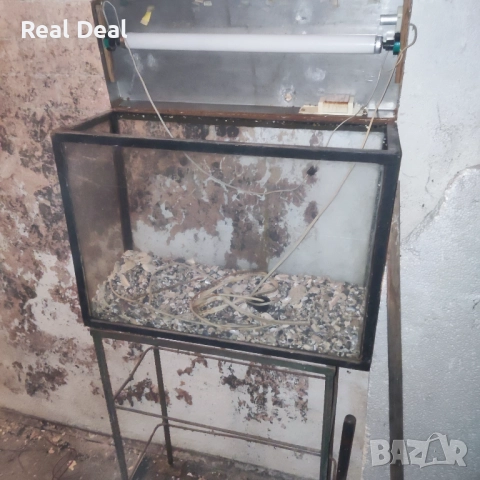 Голям аквариум със стойка, снимка 3 - Аквариуми - 51608112