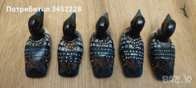 дърворезби 5 броя фигурки за ценители отлични , снимка 6 - Антикварни и старинни предмети - 49510044