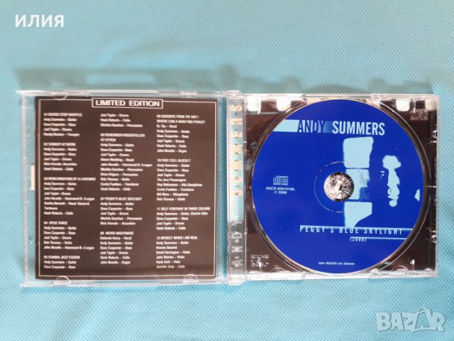 Andy Summers – 2000 - Peggy's Blue Skylight(Jazz-Rock,Contemporary Jazz,Fusion), снимка 2 - CD дискове - 41378759