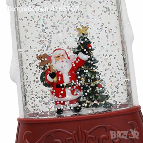 Коледна декоративна LED свещ – Безопасна, блестяща и идеална за одарък, снимка 2 - Декорация за дома - 52776232