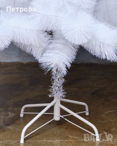 Бяла елха/Бяла коледна елха/Изкуствена елха/Коледна елха, снимка 3 - Декорация за дома - 38354428