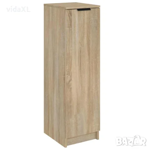 vidaXL Шкаф за обувки, сонома дъб, 30x35x100 см, инженерно дърво, снимка 1 - Скринове - 56147947