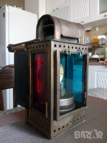 Предлагам за продажба.Автентичен, красив и интересен, фенер.DB(немска железница)-1957 г., снимка 2 - Антикварни и старинни предмети - 42254064