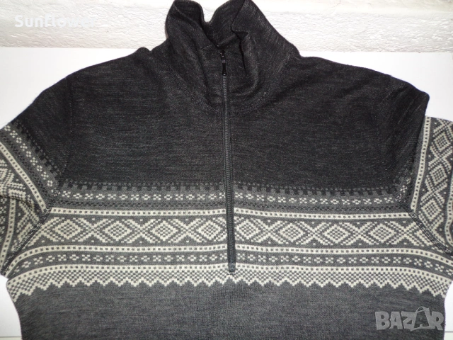 Мъжки мерино пуловер ACLIMA Design Soft Merino Marius, 100% мериносова вълна, размер S , снимка 7 - Пуловери - 53432167