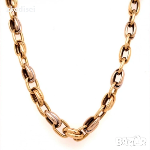 Златен синджир 33,73гр. 53см. 14кр. проба:585 модел:18877-1, снимка 2 - Колиета, медальони, синджири - 53116575