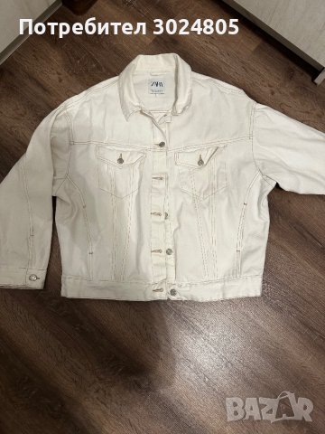 Дънково яке Zara, снимка 1 - Якета - 39831398