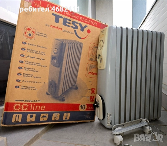 МАСЛЕН РАДИАTOP TESY. Model:CC2510E05 R, снимка 2 - Радиатори - 52791674