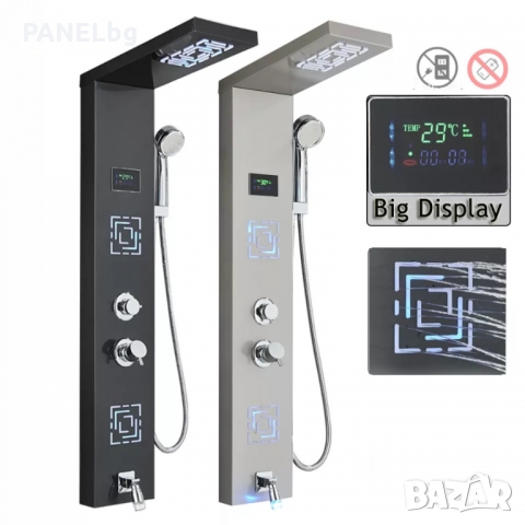 Хидромасажен душ панел Детиан,дисплей,ЛЕД светлини-БЕЗПЛАТНА ДОСТАВКА, снимка 9 - Душове - 36043452