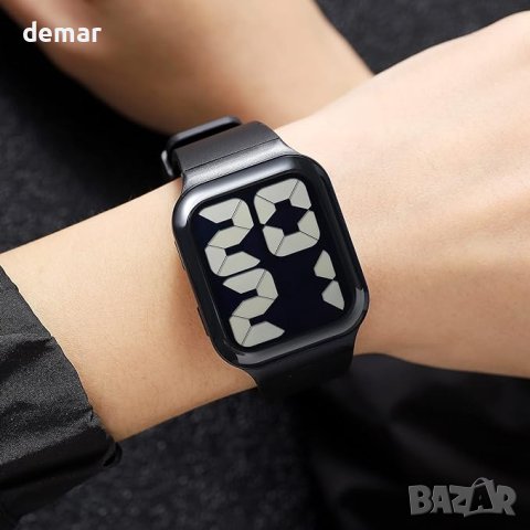 Yuxier Мъжки електронен часовник с цифров дисплей, снимка 2 - Мъжки - 44279372