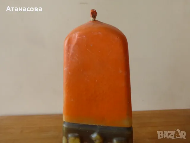 Голяма декоративна свещ 1970 г, снимка 3 - Други - 48543196