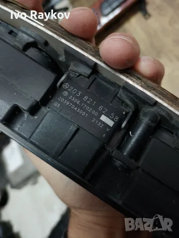 Панел Бутони Мерцедес C класа W203 , Mercedes 2038216258, снимка 6 - Части - 56017302