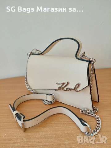Karl lagerfeld дамска чанта през рамо код 226, снимка 5 - Чанти - 40691751