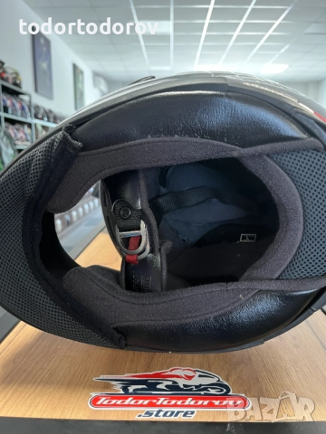 Мото каска SHOEI XR-1100 GENESIS, L 59-60 см,плака против изпотяване, снимка 5 - Аксесоари и консумативи - 51924689