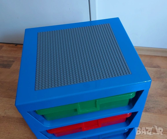 LEGO маса с чекмеджета за съхранение, снимка 4 - Конструктори - 53851847