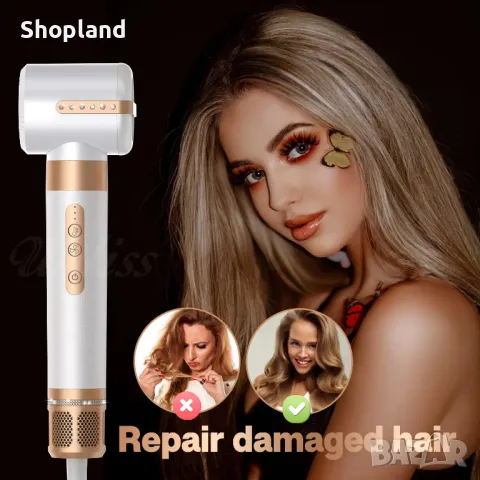 Висококачествен сешоар 7в1, снимка 7 - Фризьорски принадлежности - 48517703