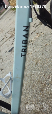 ШОСЕЕН ВЕЛОСИПЕД ЗА ВЕЛОТУРИЗЪМ RC120, С ДИСКОВИ СПИРАЧКИ, СВЕТЛОСИВ, снимка 4 - Велосипеди - 53499614