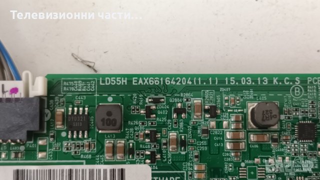 LG 43LF5400 със счупен екран-EAX66162901(2.0)/EAX66164204(1.1)/6870C-0532A/HC430EUN-SLES2-2112, снимка 9 - Части и Платки - 39347023