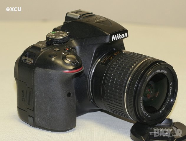 Фотоапарат Nikon D5300 с обектив Nikkor AF-P 18-55 VR, снимка 2 - Фотоапарати - 40450300