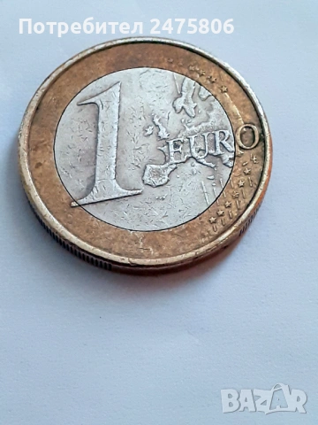 Колекционерска монета - 1 евро -Хуан Карлос- с грешка, снимка 6 - Нумизматика и бонистика - 53203341